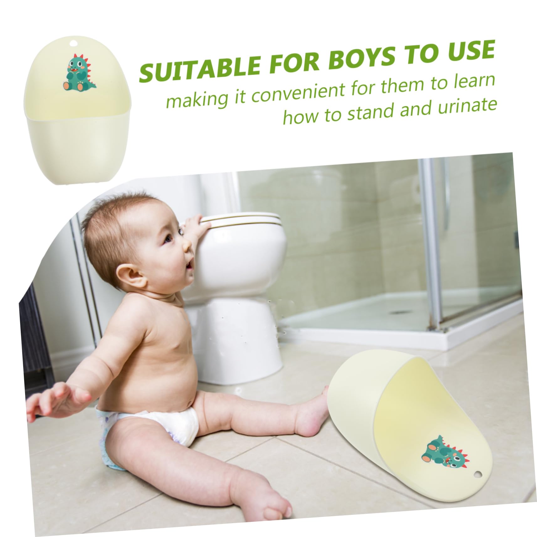Orinal para Niños Pequeños Colgante de Pared Pp Beige