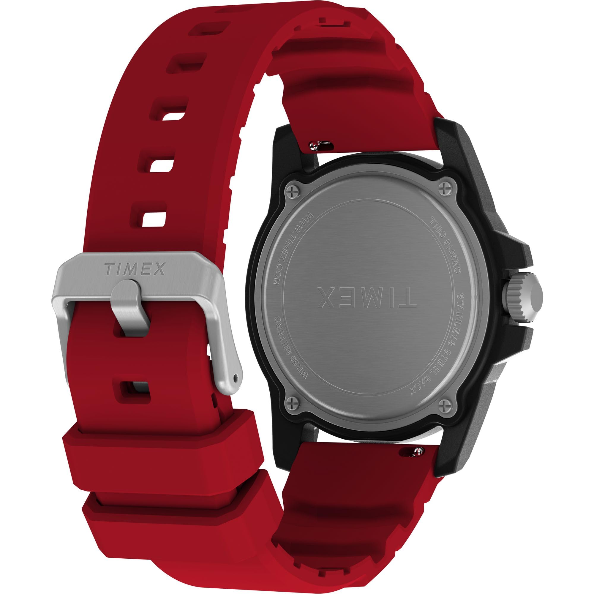 Timex Men's Main Street 42mm Silicone Strap Watch