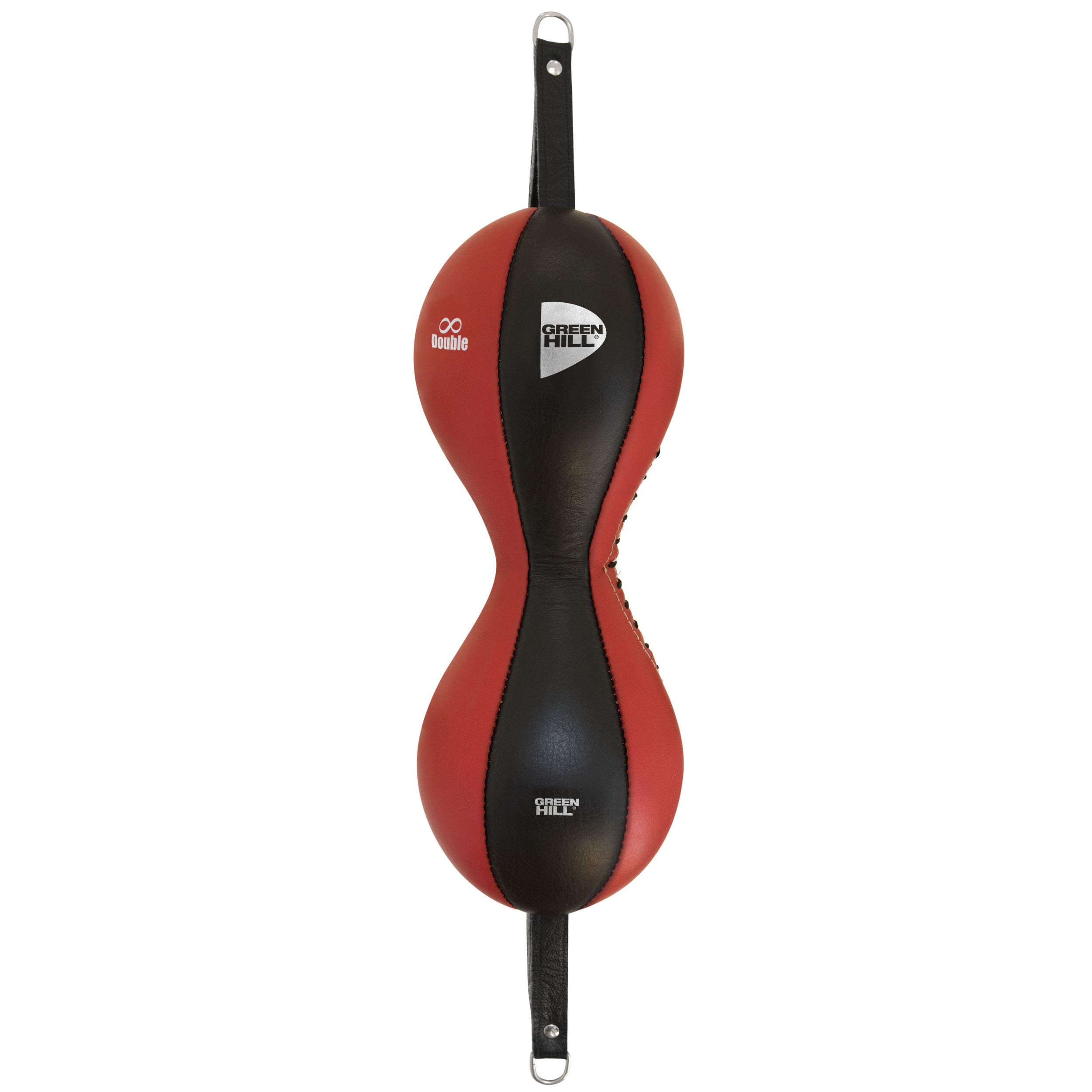 GREEN HILL Palla Tesa Doppia Messicana Double Speed Ball NOCCIOLINA Boxe Pugilato Pelle