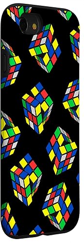 Miniatura 3 de Funda para iPhone SE (2020) 7 8 Funny Impossible Rubik Rubix Rubics Cube Retro Gaming Toy Case