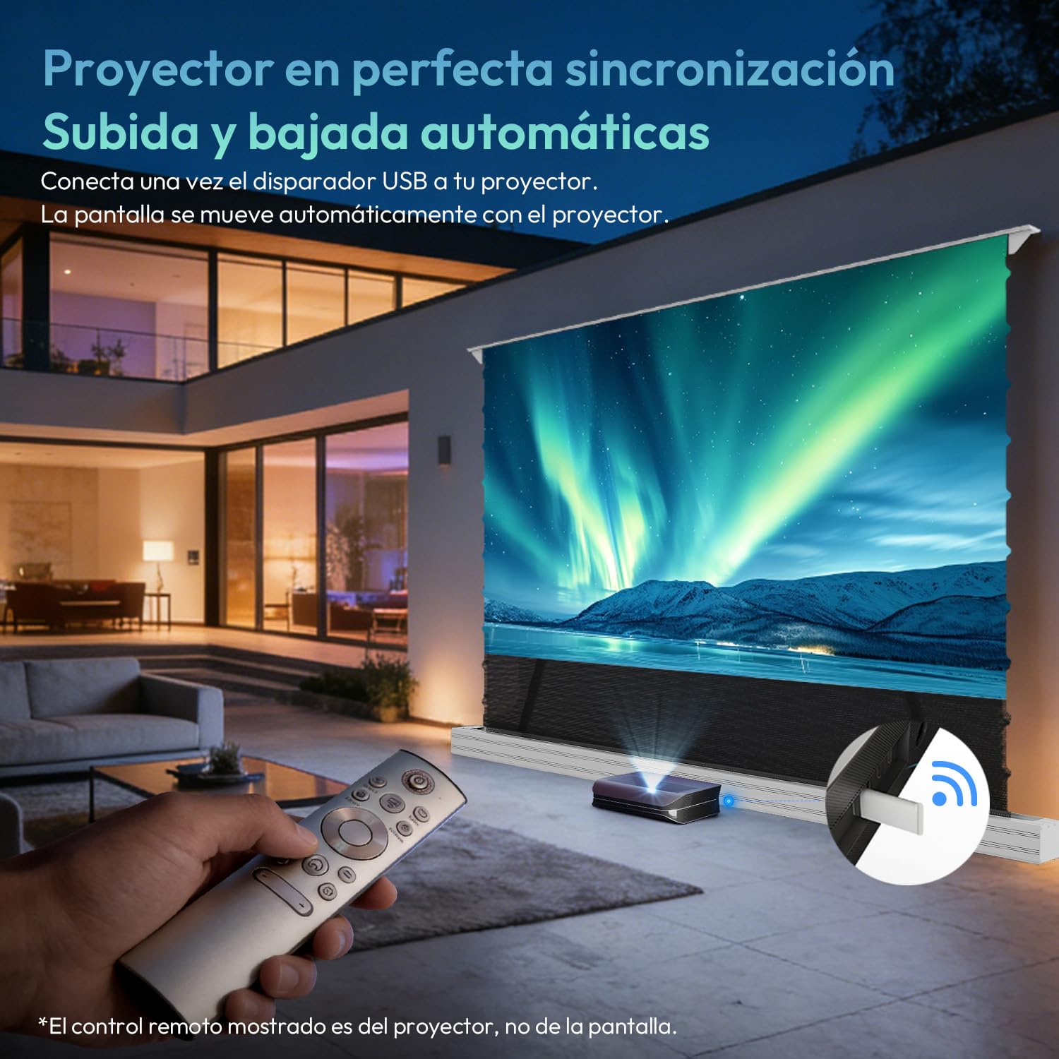 Pantalla de Proyección Motorizada ALR CLR UST 100 Pulgadas