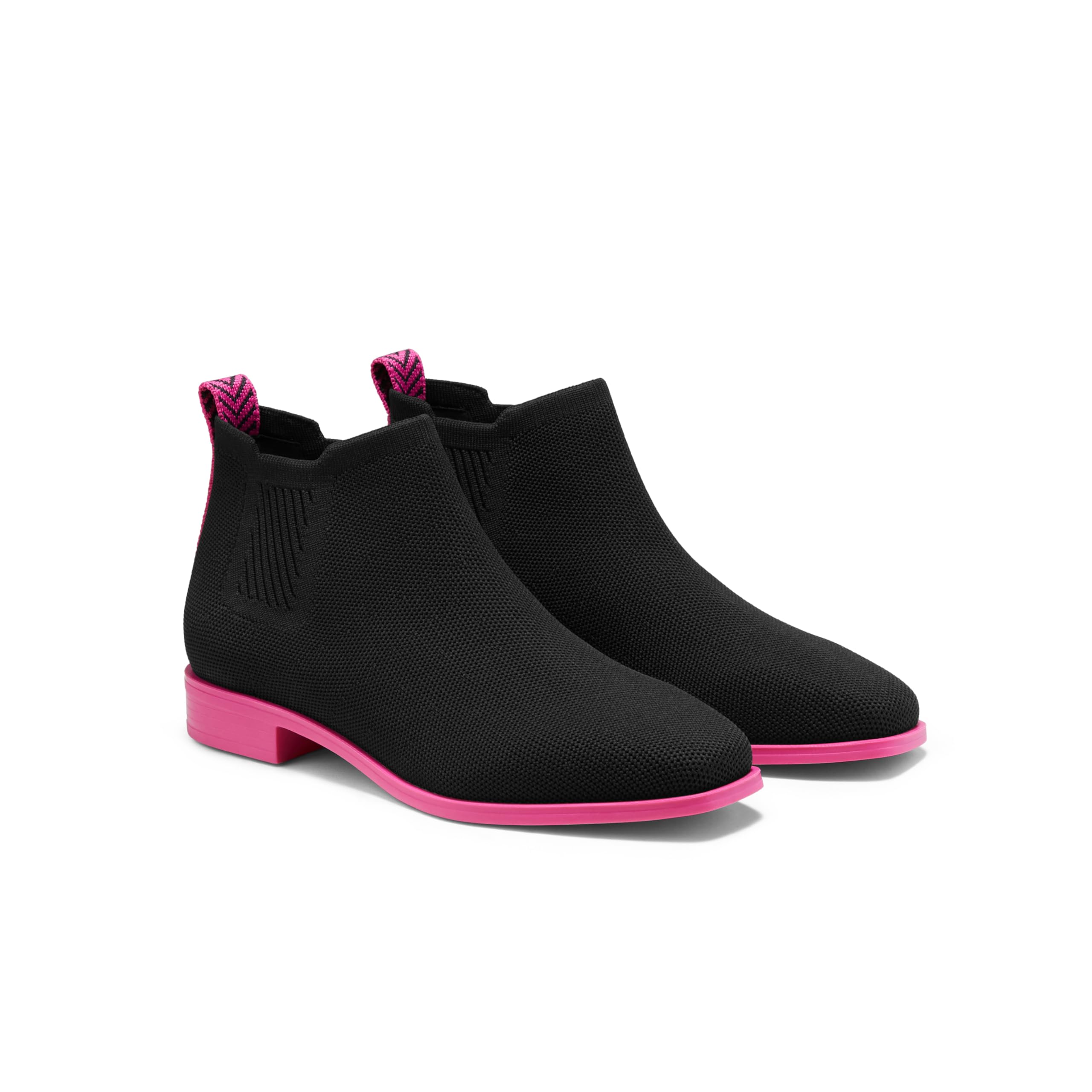 VIVAIA Ryan Pro Women's Ankle Boots Pull on Chelsea Slip on Short Square-toe Booties Lady Dress Blazer Skirt Jeans Winter Fall Water Repellent Ankle Boots