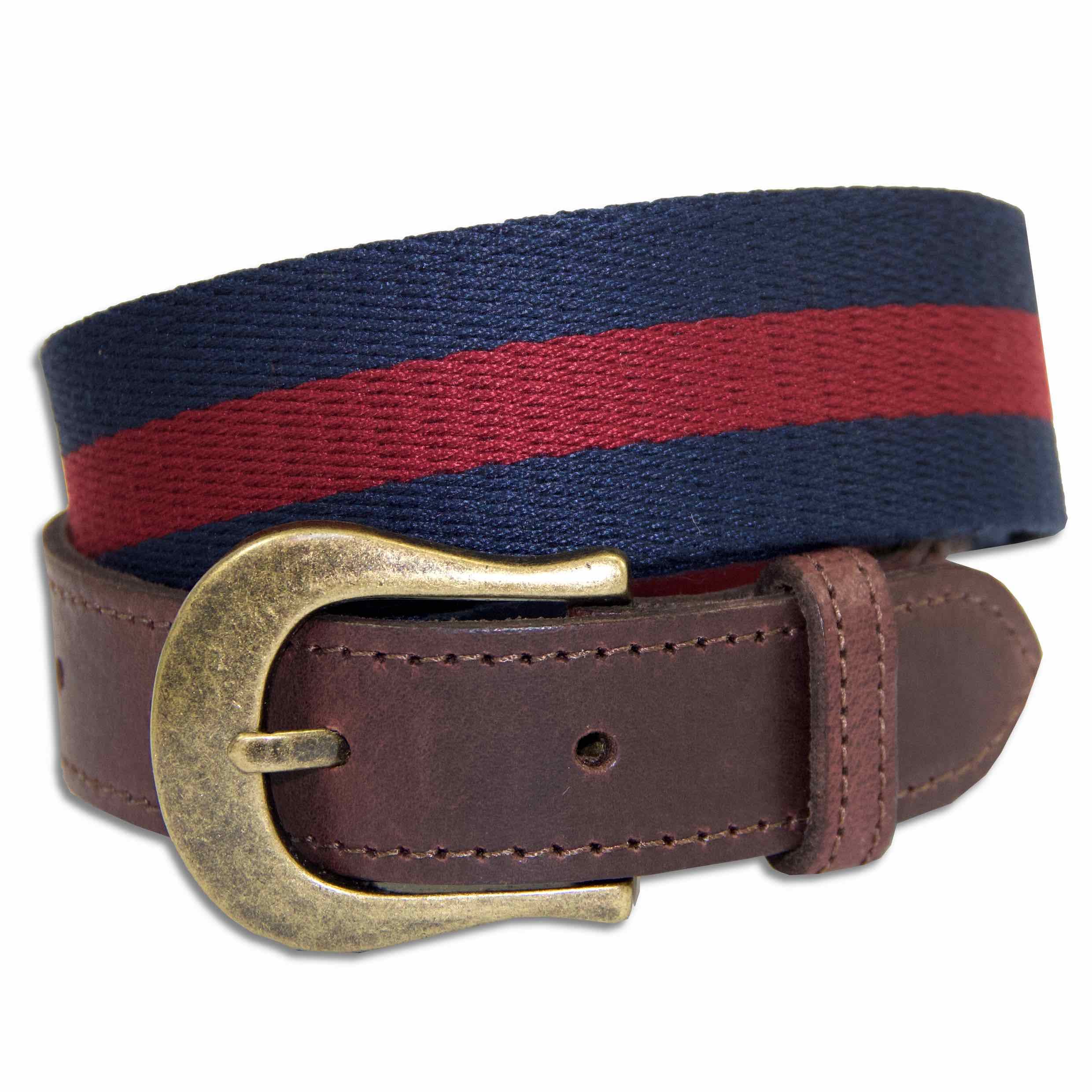 The Regimental Shop Men's Blue/Red/Blue The Regital Shop Household Division Webbing Belt Xl (39-41")
