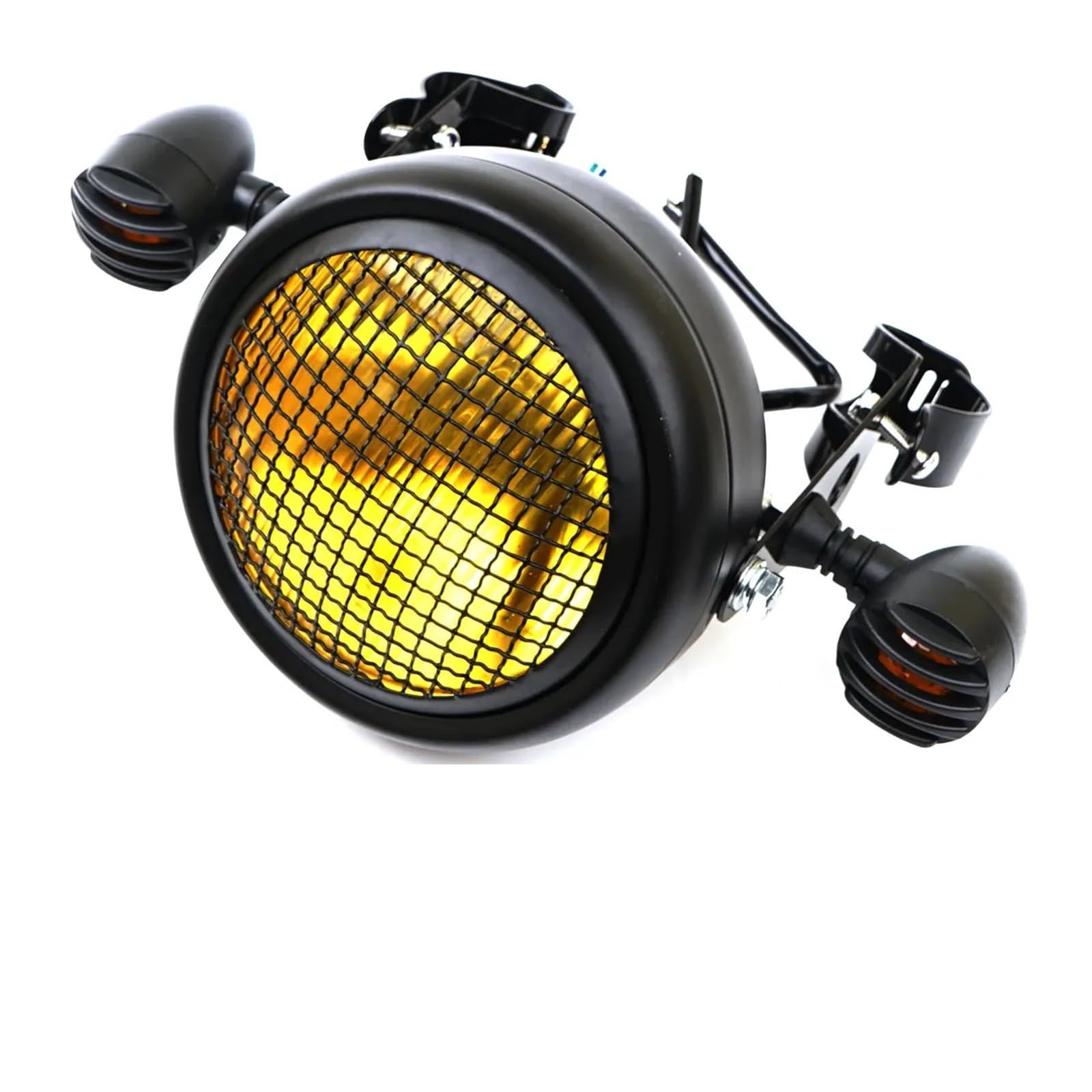 Universal 6.5 Inch Led Motorcycle DRL Headlamp Round Head Light For Harley For Cafe Racer Chopper For Bobber For Yamha For Honda 6.5" Headlight,Widely Used