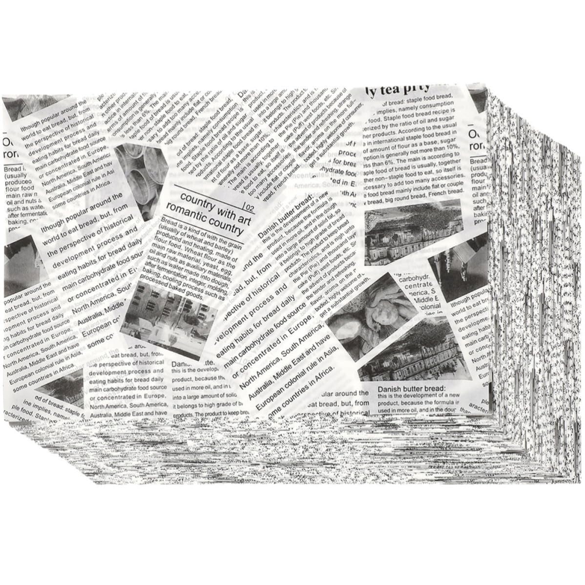 Papel para hornear resistente grasa agua para evitar bandejas sucias, 120 hojas papel de horno