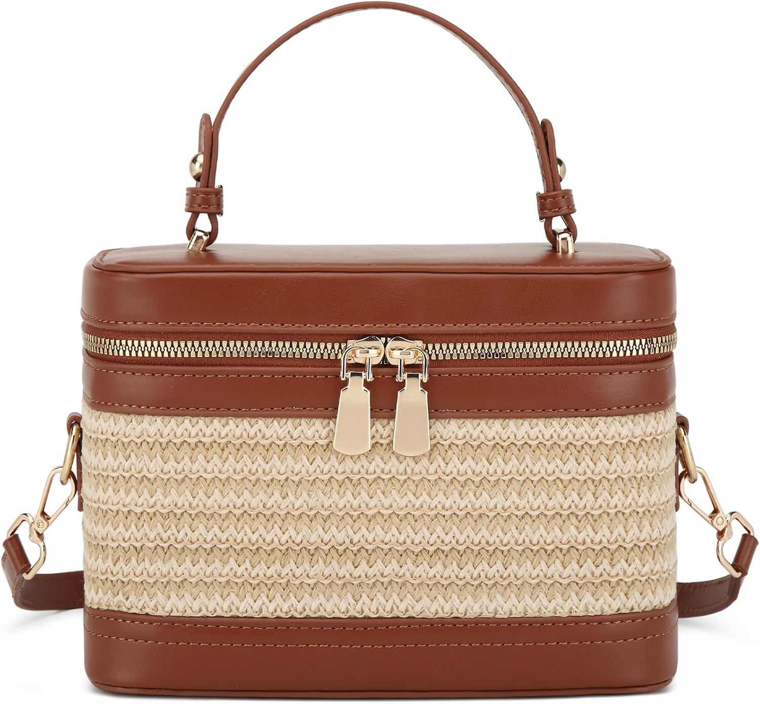 Travistar Small Crossbody Bags for Women Square Mini Vanity Purse Box Bag