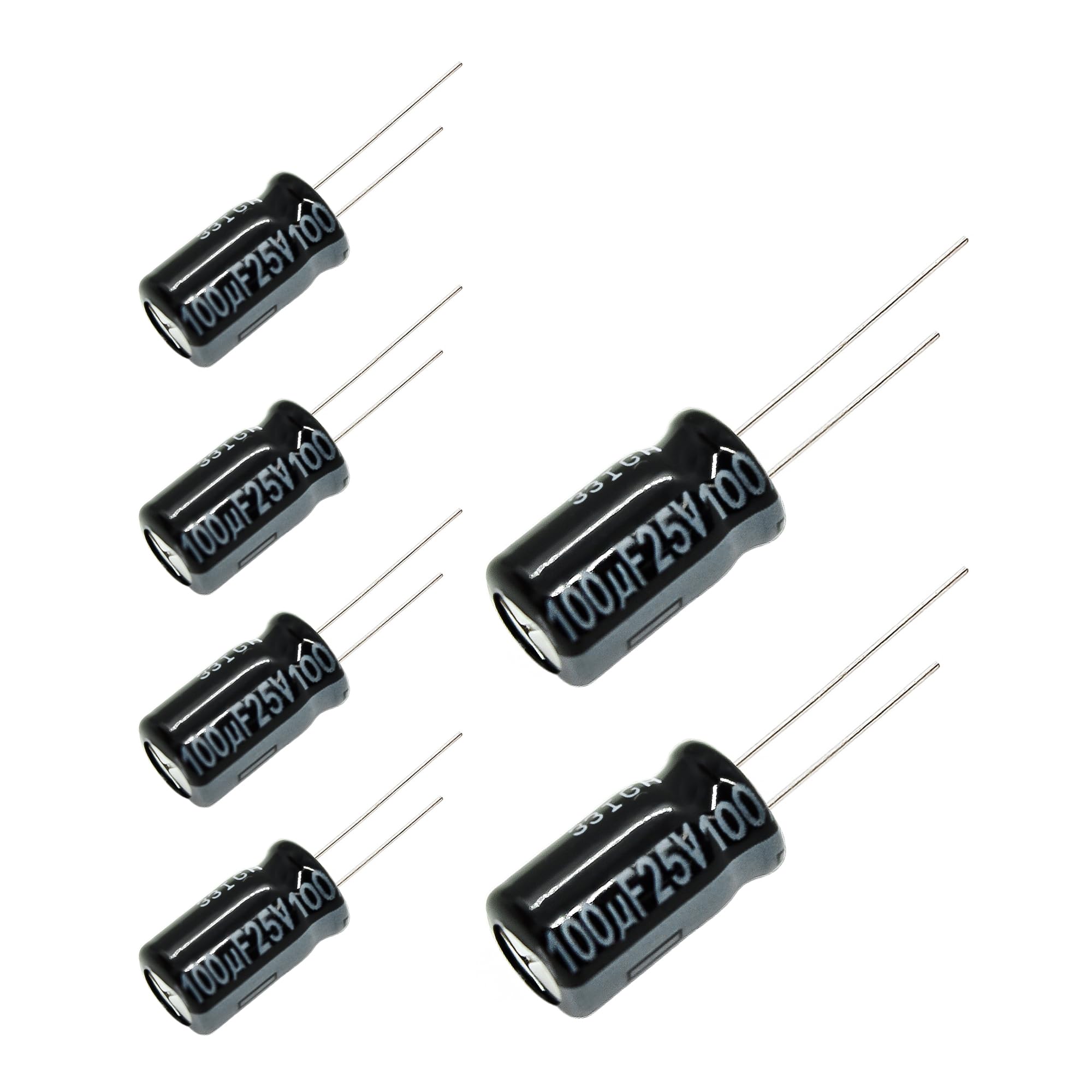 Replacement for Panasonic 6pcs FR Series Aluminum Electrolytic