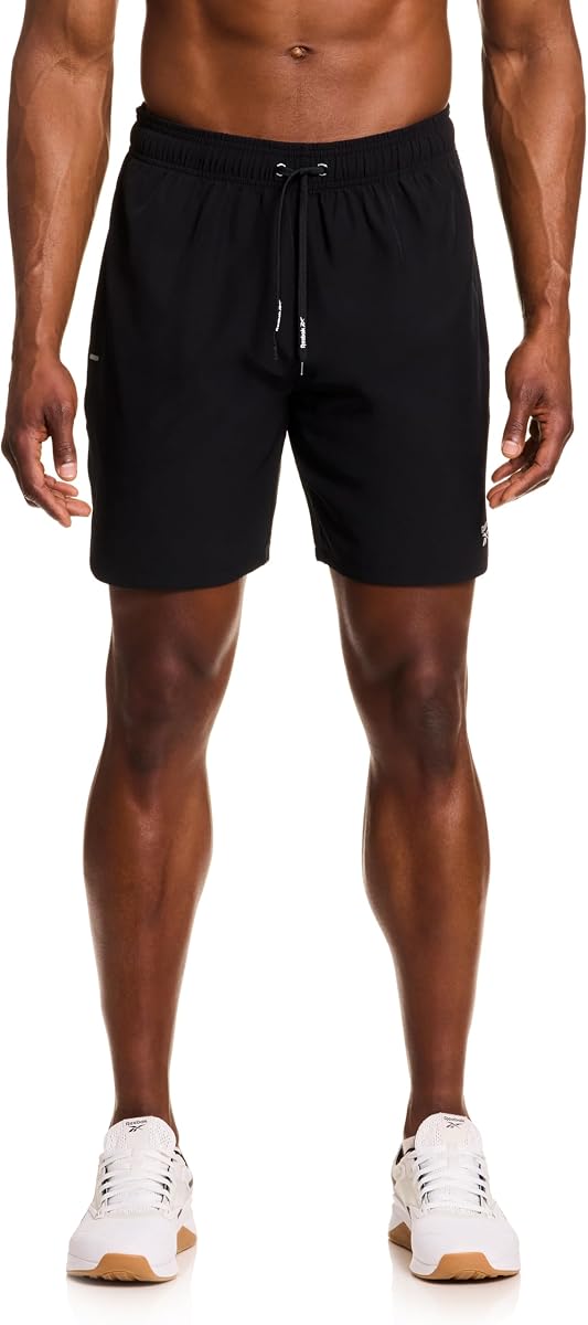 Reebok Pantalón corto tejido de 7" para hombre