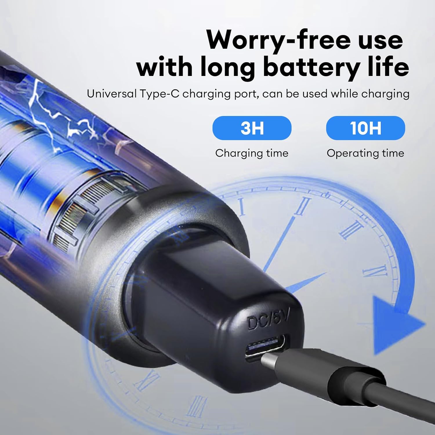 Wireless Microphones, Portable UHF Wireless Microphone with 49ft Range, Ultra-Stable Rechargeable Receiver, Low Latency, Clear Sound for Singing, Karaoke, Speech, Home Party