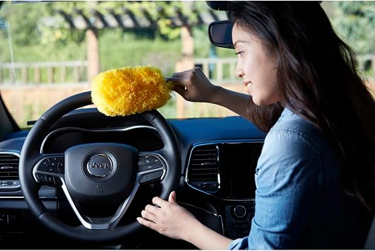Armor All Car Interior Duster, Scratch-Free Microfiber Car Duster with Handle, 1 Pack