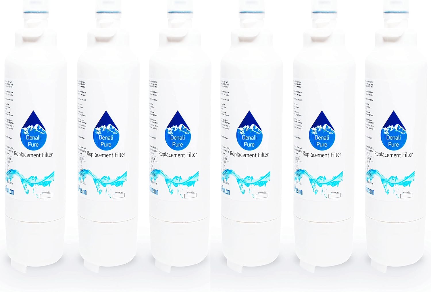 6-Pack Replacement for LG LSXS22423S Refrigerator Water Filter - Compatible with LG LT800P, ADQ73613401 Fridge Water Filter Cartridge