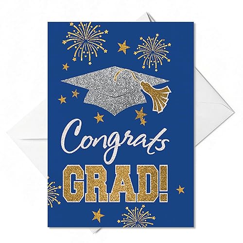 Artoid Mode 24 Pack Blue Fireworks College Graduation Cards Gift