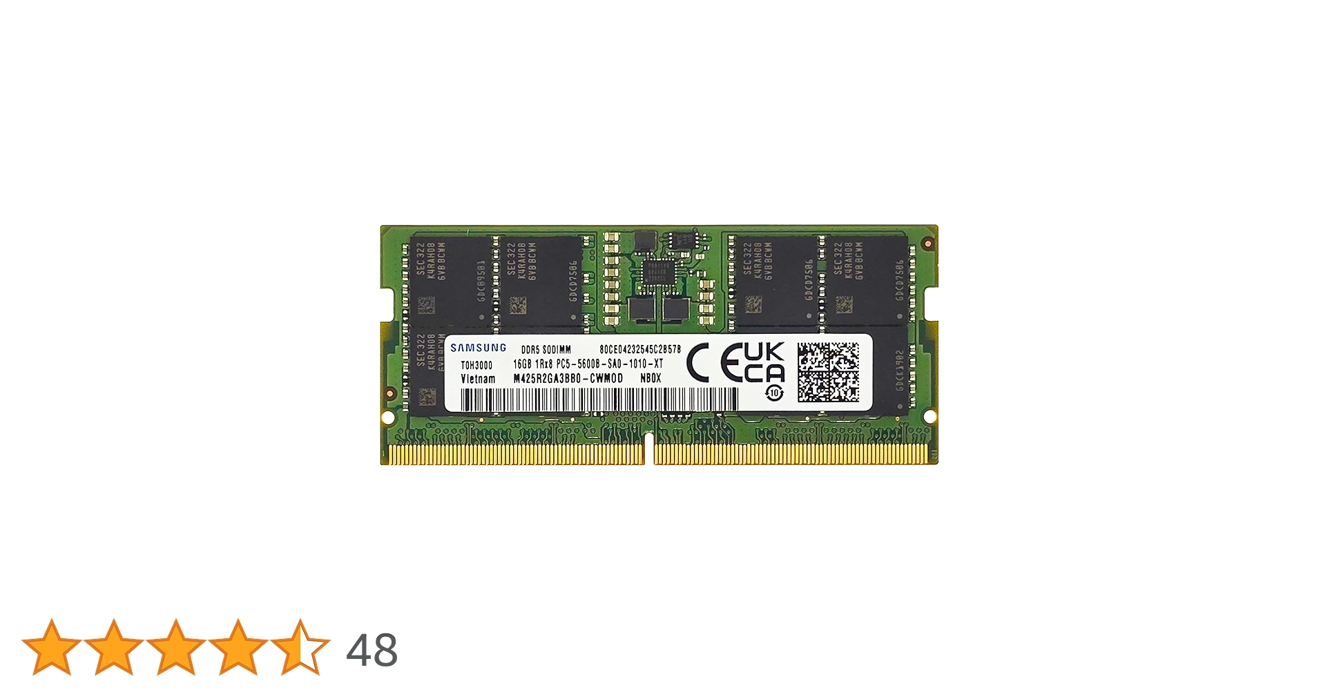 Amazon.co.jp: Samsung 16GB DDR5 5600MHz PC5-44800 CL46 SODIMM 1Rx8 Amazon.co.jp: Samsung 16GB DDR5 5600MHz PC5-44800 CL46 SODIMM 1Rx8