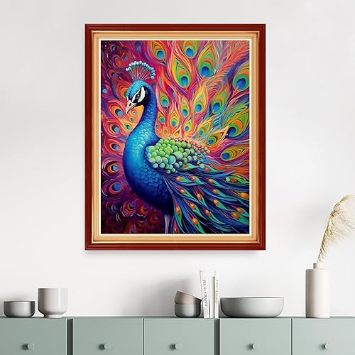 Miniatura 26 de Dimensean Kits de punto de cruz estampados, gama completa de patrones de bordado, kits de iniciación para principiantes, adultos o niños, kits