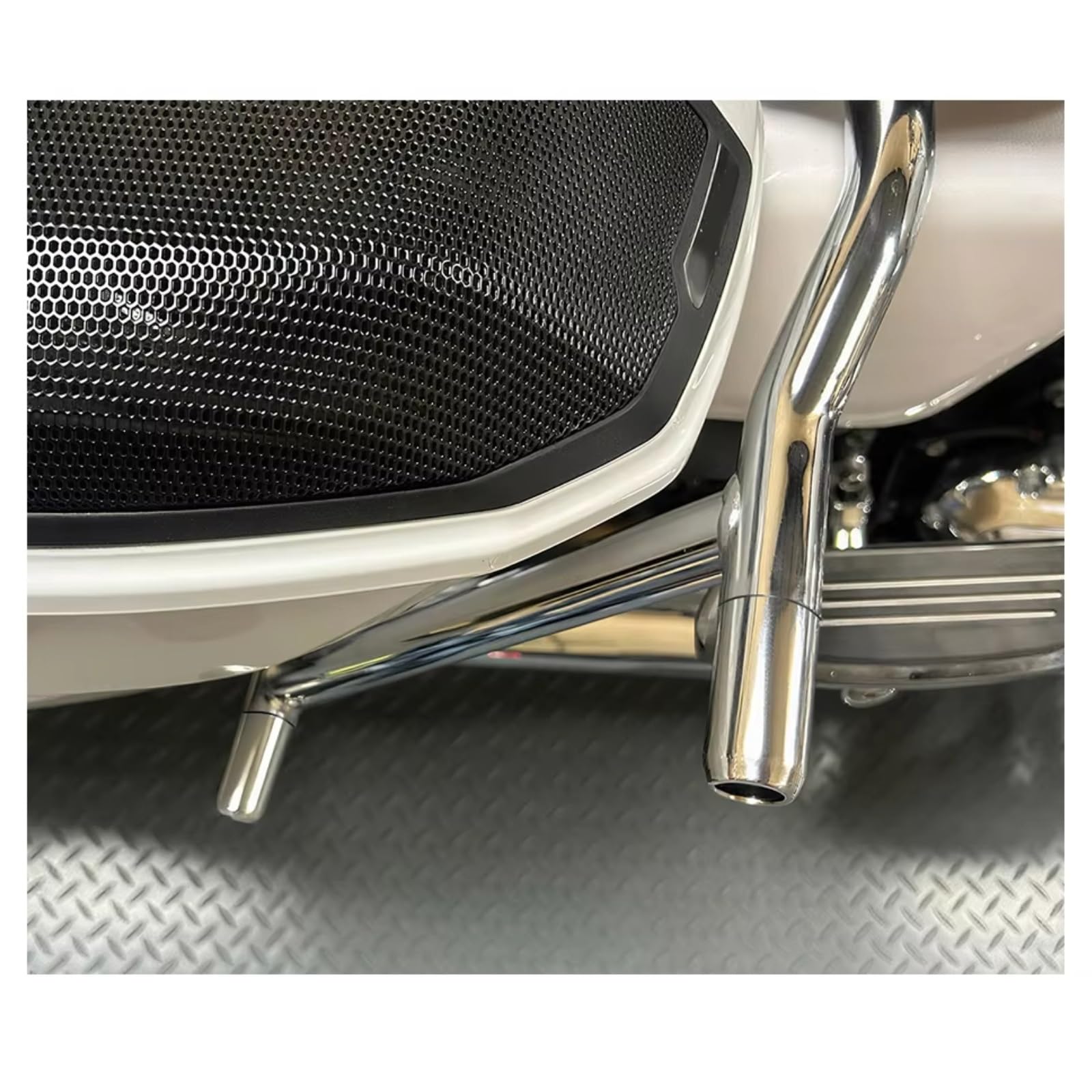 Compatibile Con Per FLHT Per FLHX Per FLTRX Per FLHR 2009-2025 Moto Bisaccia Crash Bar Guard Posteriore Rails Staffa Cromata