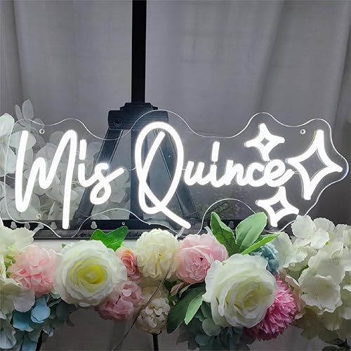 Miniatura 2 de Letrero de neón de membrillo para decoración de pared, letrero de neón de feliz cumpleaños para pared de dormitorio con interruptor regulable para