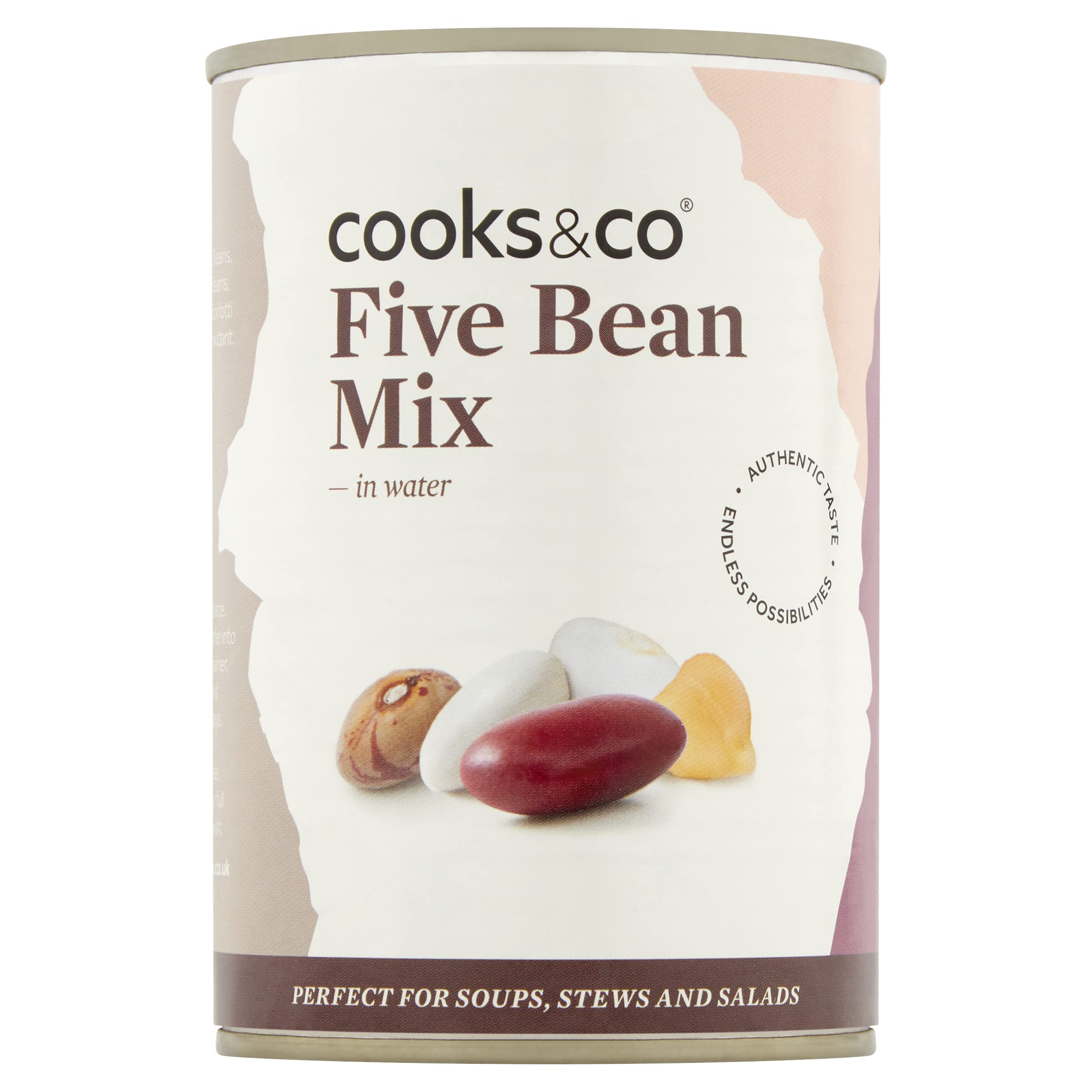 Cooks 5 Bean Mix, 400g, (Pack of 12)
