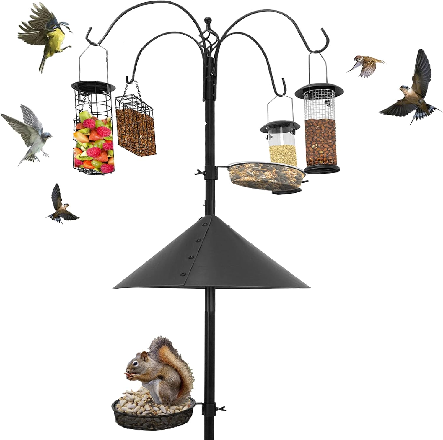 EasyGo Product Squirrel Proof Bird Feeder Wild Bird
