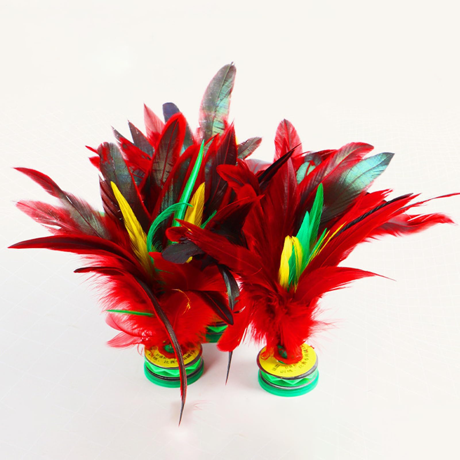 Jianzi À Plumes Colorées, Jeu De Coups De Pied Chinois pour Adultes, Sport Traditionnel en Plein Air