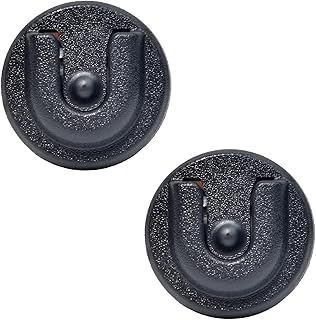 UAYESOK Soporte para micrófono de radio, soporte para micrófono CB para radio Mike, soporte con adhesivo 3M, para Midland, Kenwood, Motorola CB, radio de coche, PMR para coche, color negro, 2