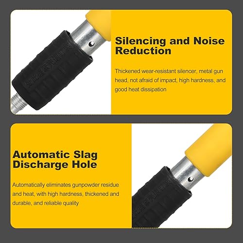 Miniatura 6 de Herramienta de fijación, herramienta de fijación de pared de clavos, pistola de uñas de alta presión, pistola de clavos manual de acero, fuerza