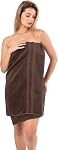 Premium 6 Piece Towel Set, 2 Bath Towel, 2 Hand Towels, 2 Washcloths, 100% Turkish Cotton Soft Absorbent Towels (Chocolate Brown, 6 Piece Towel Set)