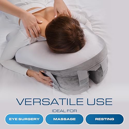Miniatura 4 de Kolbs - Almohada boca abajo después de la cirugía ocular Vitrectomía de 2 caras Cálida o fresca. Almohada boca abajo masaje propenso BBL después de