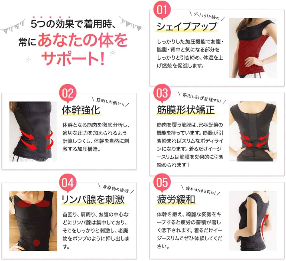 着るだけイージースリムベストボディーインナー Amazon | 着るだけイージースリム ベストボディーインナーM-Lサイズ