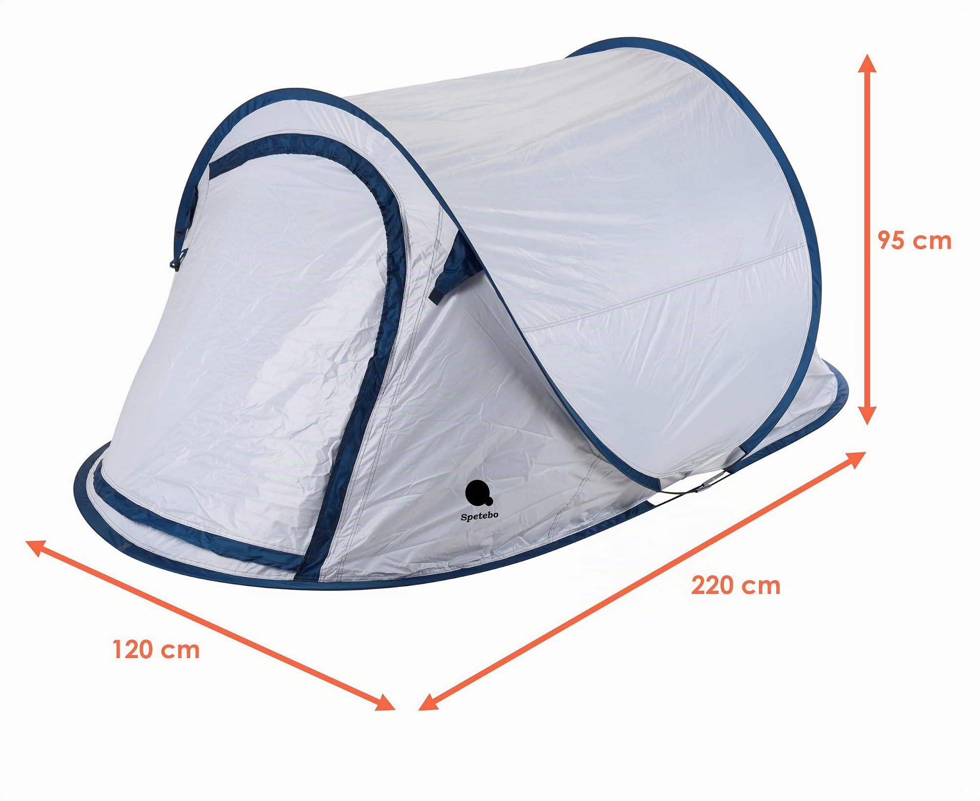 Tenda da lancio, dimensioni a scelta per 2 persone (220 cm) o per 3 persone (240 cm) – Tenda pop up – Tenda da campeggio …