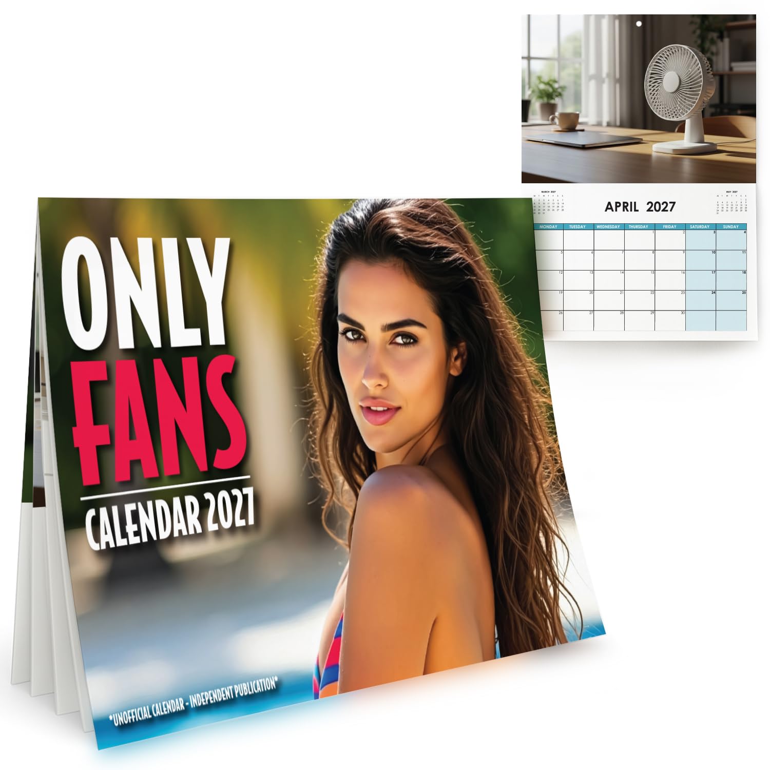 Only Fans 2027 Calendar Funny Gifts for Men | A4 Onlyfans Funny Calendar 2027 Silly Birthday Gifts for Men | Rude Calendars Father's Day Joke Presents | Secret Santa Fathers Day Gift for Dad