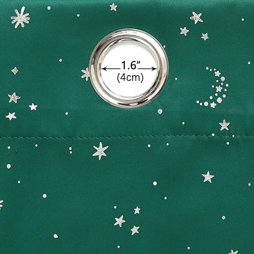 Vista 86 de Mangata Casa - Cortinas opacas para dormitorio, 2 paneles, cortinas térmicas para ventana, para sala de estar, cortinas que oscurecen. Azul marino