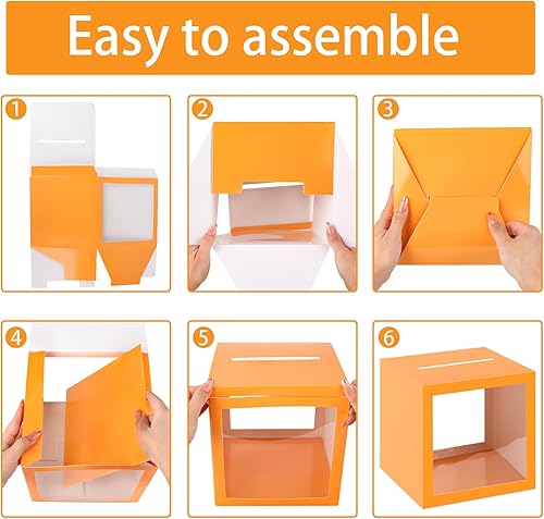 Miniatura 369 de Hxezoc Caja de tarjetas de San Valentín, buzón de cartón para el día de San Valentín para el aula de los niños, día de San Valentín, baby showers