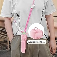 Vista 4 de Funda protectora para DJI Osmo Pocket 3 Creator Combo, Cubierta de cardán portátil con tapa de lente de cámara y protector de pantalla de vidrio