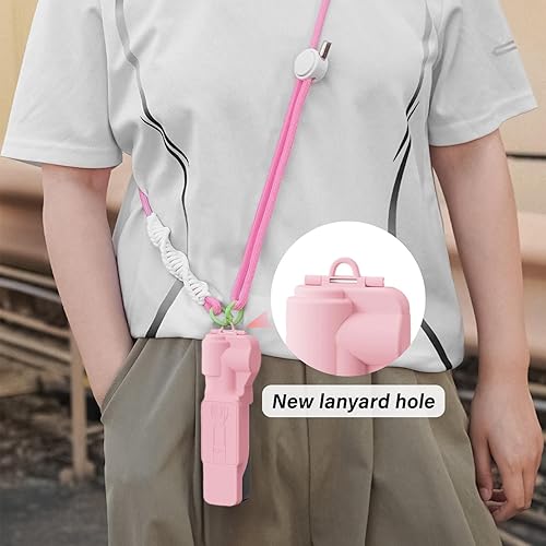 Miniatura 4 de Funda protectora para DJI Osmo Pocket 3 Creator Combo, Cubierta de cardán portátil con tapa de lente de cámara y protector de pantalla de vidrio