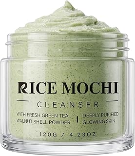 Limpiador de arroz Mochi, lavado facial exfol...
