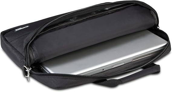 Classone Romeo Series TL2000 15.6 inch Compatible Waterproof Fabric, Notebook, Laptop, Handbag-Black