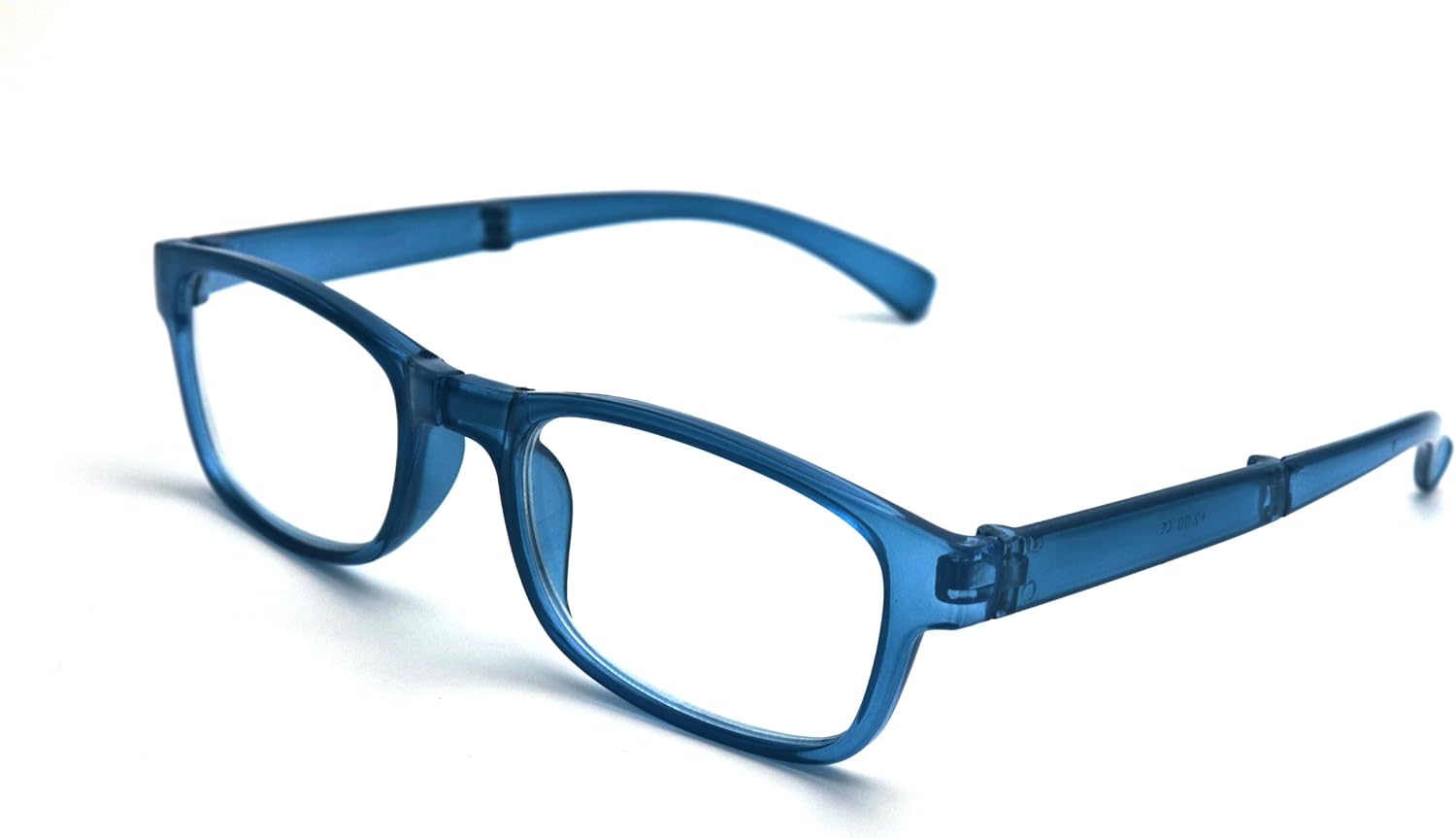 ColorViper Pocket Folding Reading Glasses with Cases R1399SC NEW (transparent blue, 3.25)