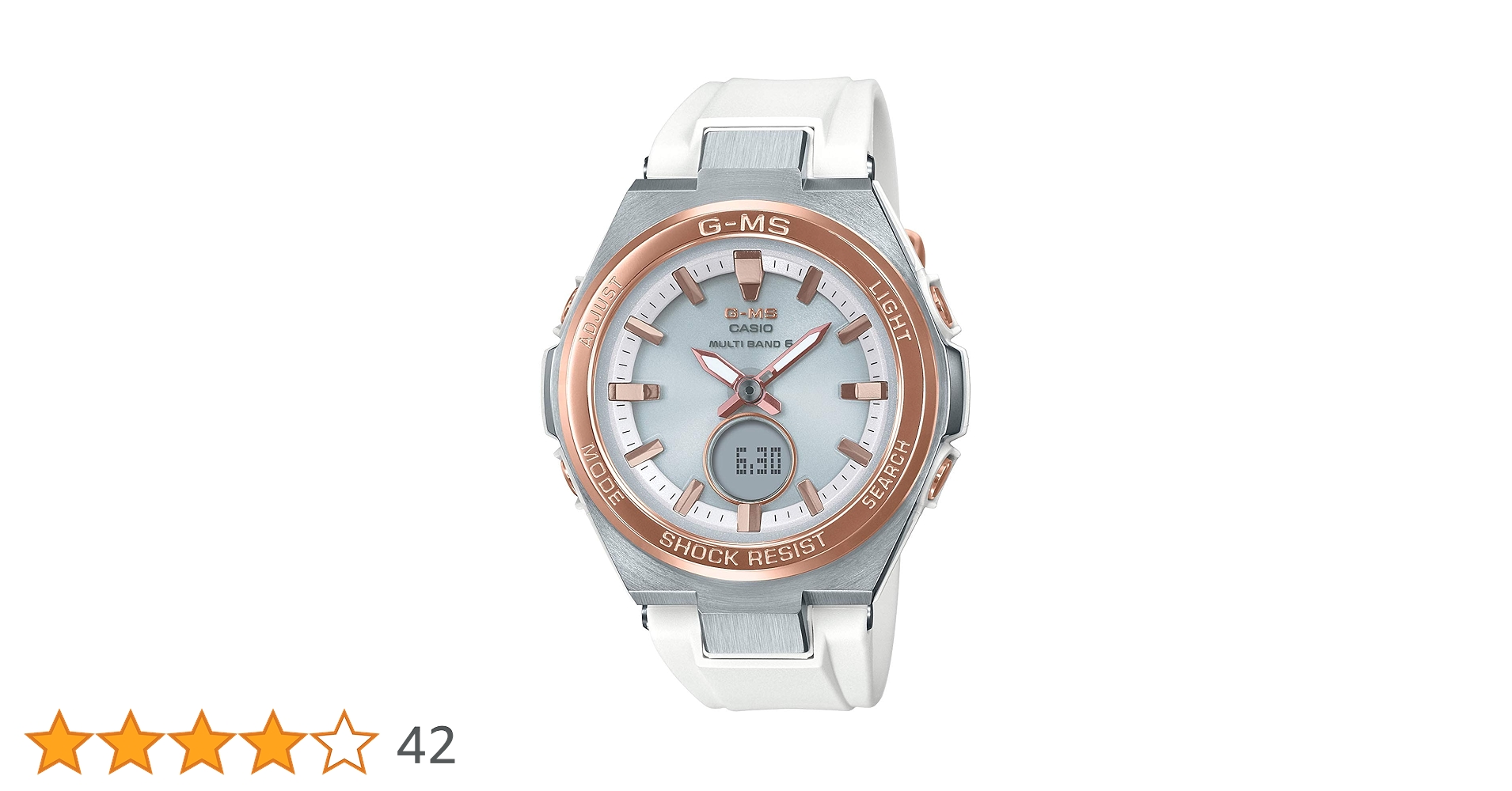 Baby-G ベビ－G 腕時計　G-MS MSG-W200RSC　電波ソーラー Amazon.co.jp: [カシオ] 腕時計 ベビージー 世界6局対応電波