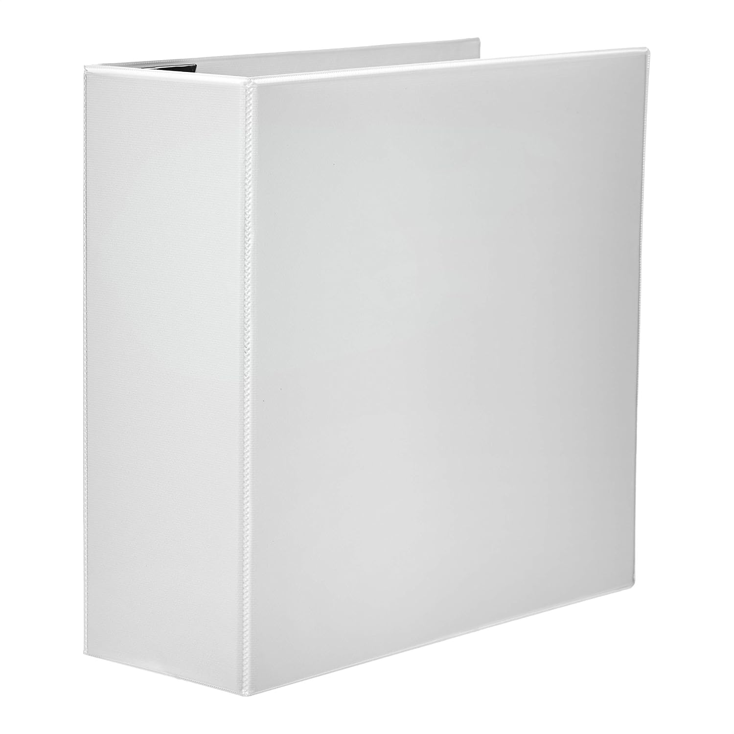 Amazon Basics Heavy-Duty D-Ring Binder - 4 Inch, White, 2-Pack
