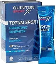 Quinton Sport - Totum Sport, Natural Hypertonic Drink with Electrolytes, 100% Sea Water, Hydration and Muscle Recovery, 10 Drinking Sticks