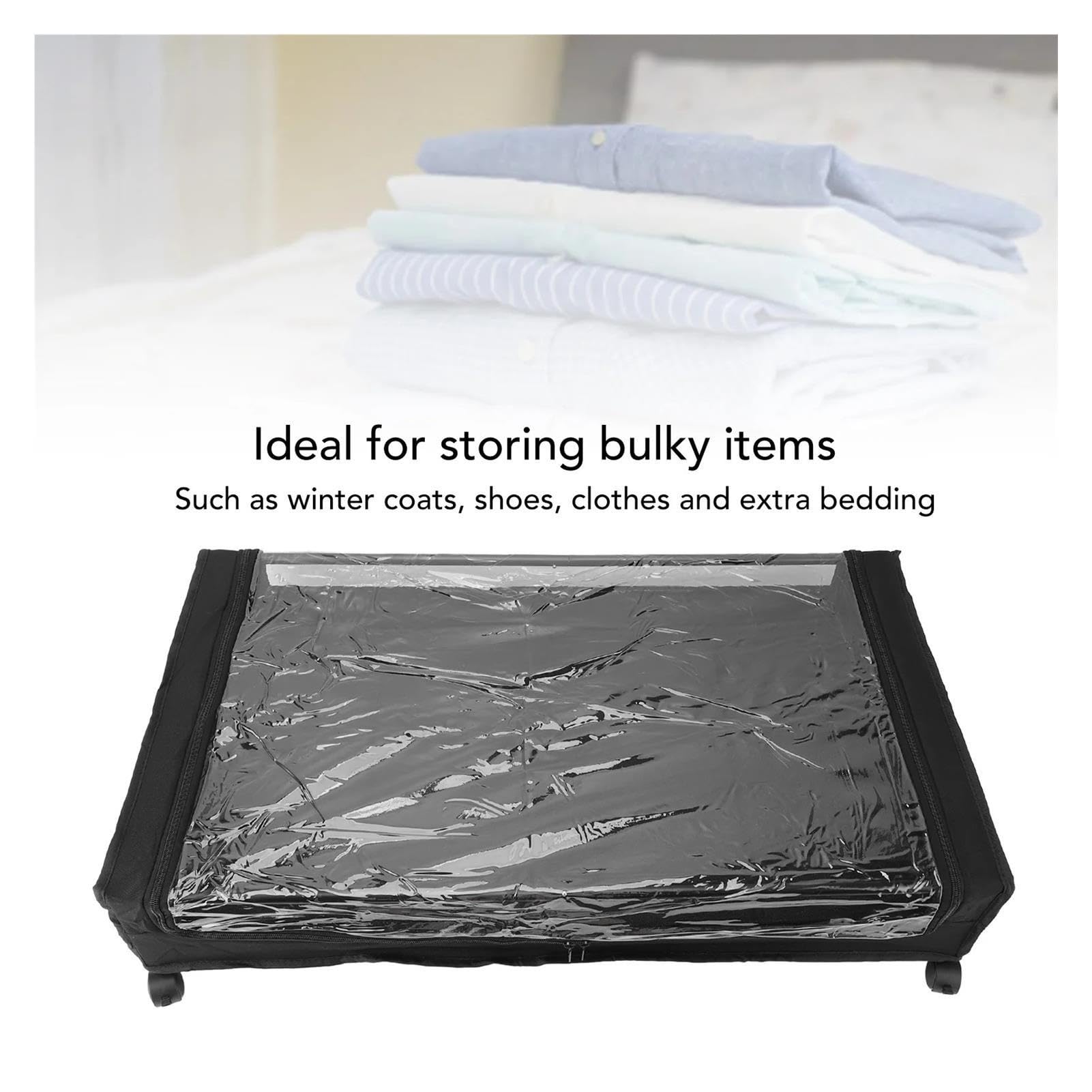 Unterbett Stauraum mit Rollen Unterbett-Organizer. Unterbett-Aufbewahrung
