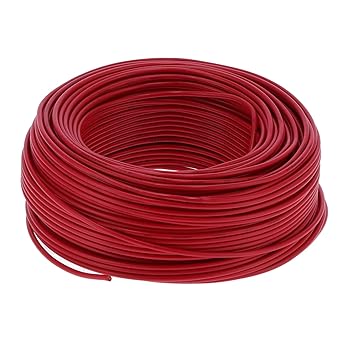 EXCLUZO PVC Cable, Insulated Electrical Wire Replacement 100 Meter Insulated Wire for Meters for Power Lighting