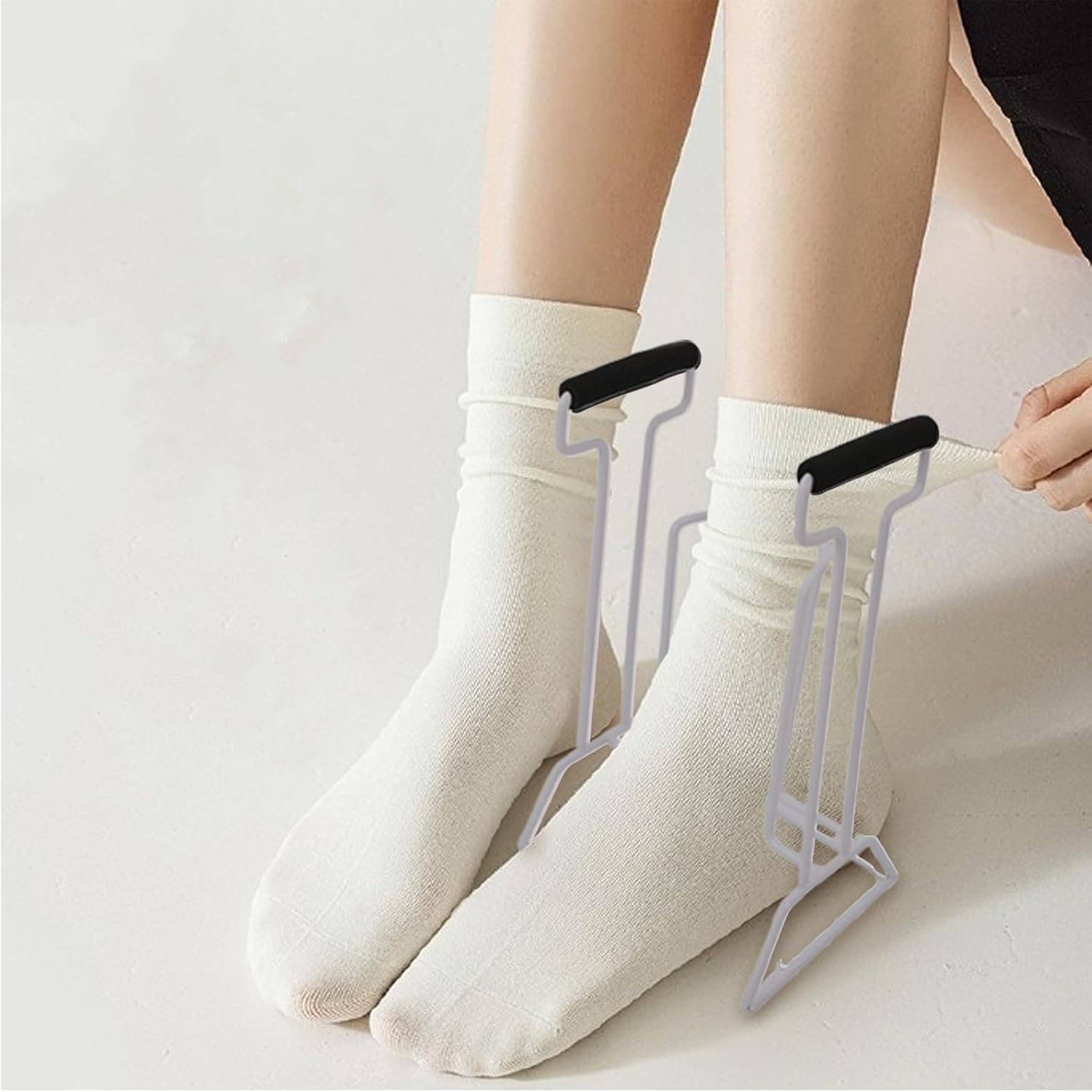 Compression Sock Donners – Sock Putting On Device, Non-Slip Sock Assistance | Reliable Sock Aid Tool, Comfortable Grip Sock Helper, Perfect for Seniors, Pregnant Women, Disabled Use