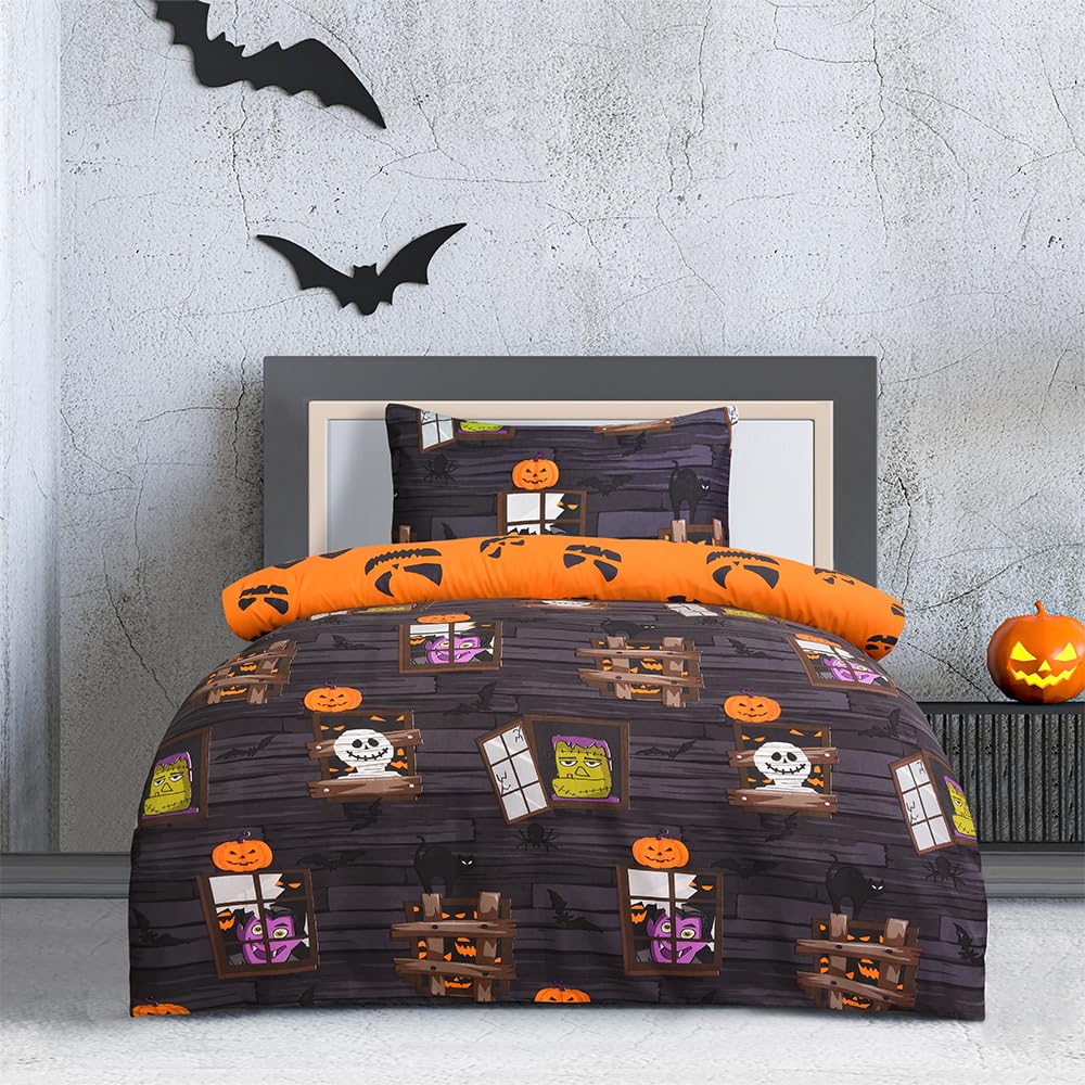 Groupon Unisex Haunted House Duvet Set Reversible Design: Single