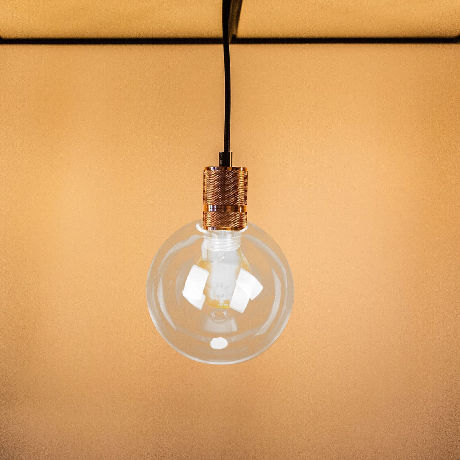 BESTonZON Globo Di Lampada Ombra Di Ricambio Trasparente Rotondo G9 100Mm Copertura Della Luce Sfera Lampada Palla Ombra Per Apparecchi Di Illuminazione Applique Da Parete Lampadario