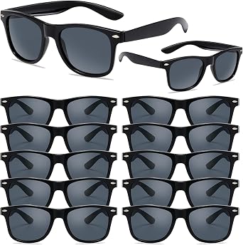 12 Pack Sunglasses Bulk Plastic Party Glasses for Women Men | Eyewear Accessory, UV Protection, Fashion Accessory, Women's Style, Lightweight Design