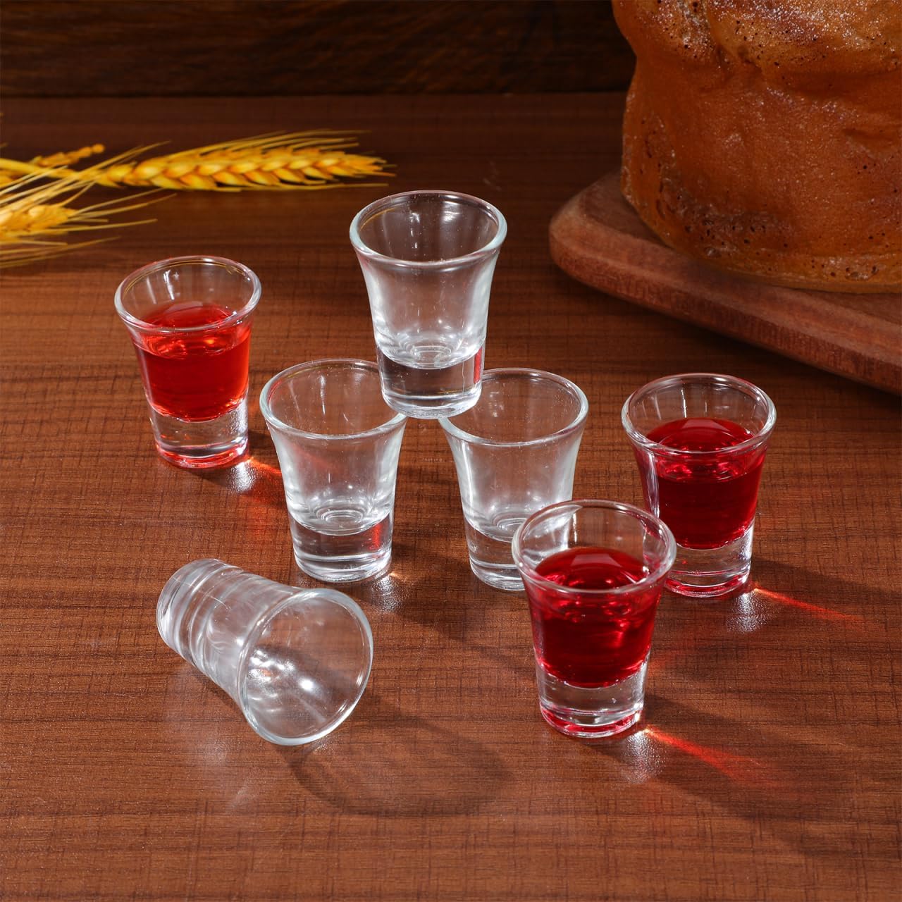 Cabilock 24 Pcs Glass Eucharist Cups Set for Church Services Elegant Communion Glasses Fit Standard Holy Communion Trays Religious Wine Supplies for Sacrament Ceremonies