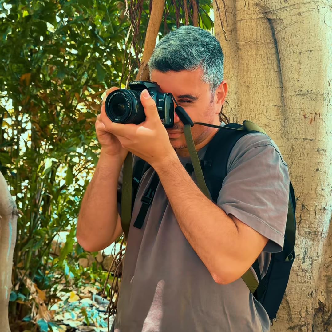 Camstrap Nomad, Zaino fotografico a mani libere con cinghia da viaggio, per fotocamere, reflex binocolo e drone
