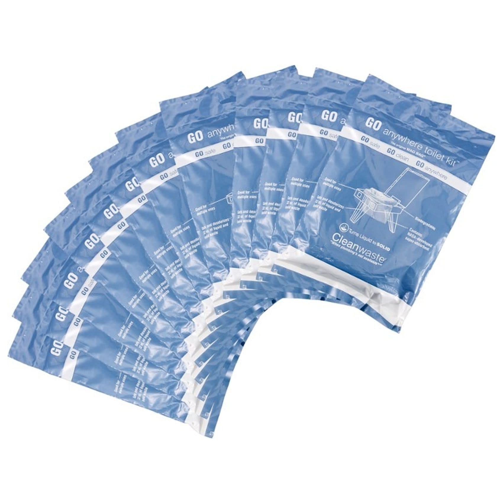 Metolius Wag Bag® by Cleanwaste - 12 Pack