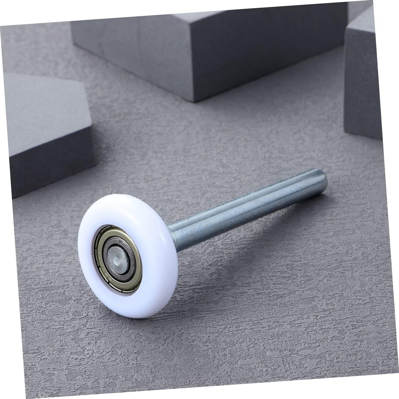 Uonlytech 8pcs Nylon Garage Door Roller Quiet Replacement Roller with Stem and Lightweight for Smooth Compatible with Garage and Barn Doors